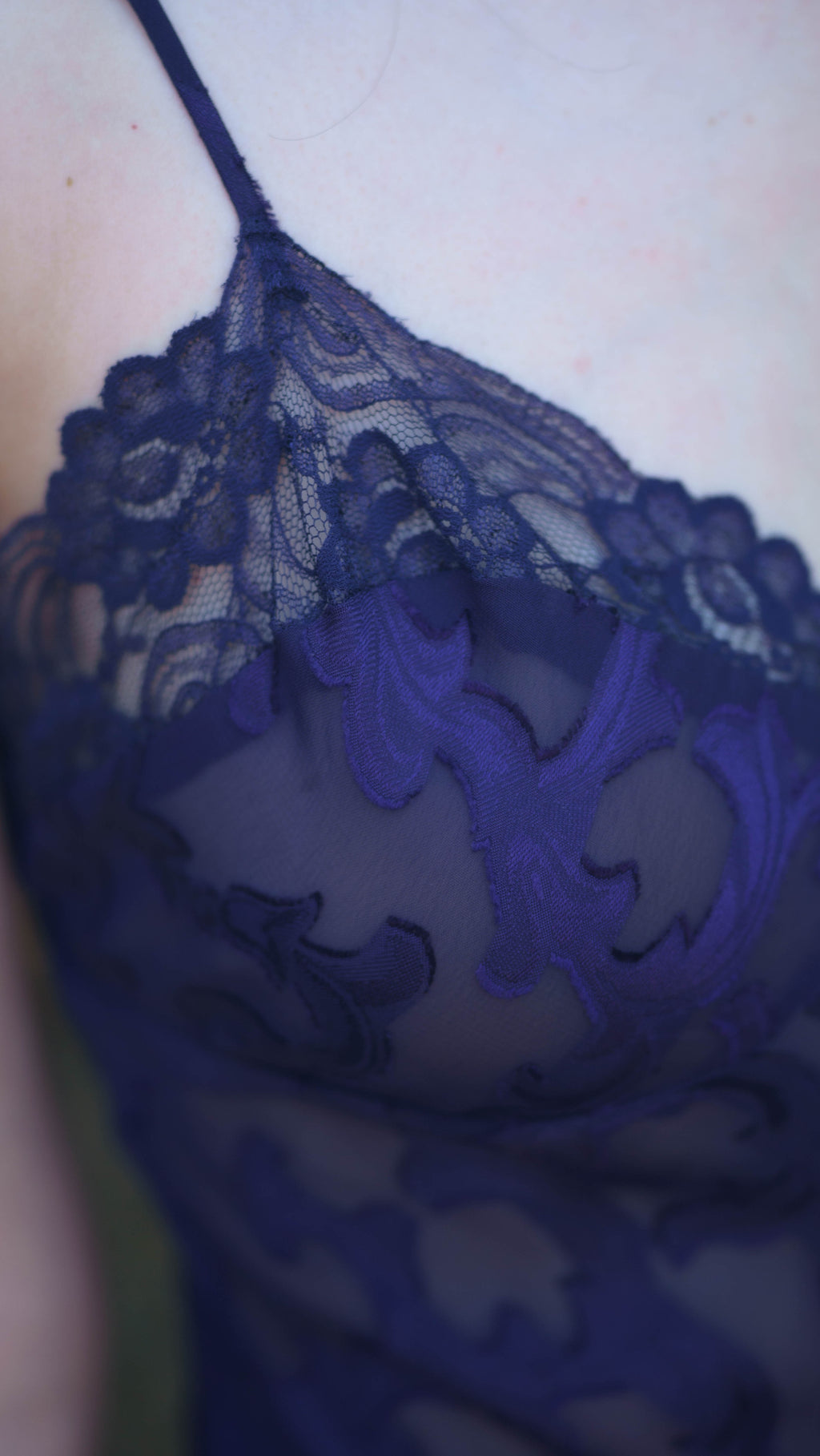 Vintage Victoria's Secret Gold Label Sheer Slip Dress