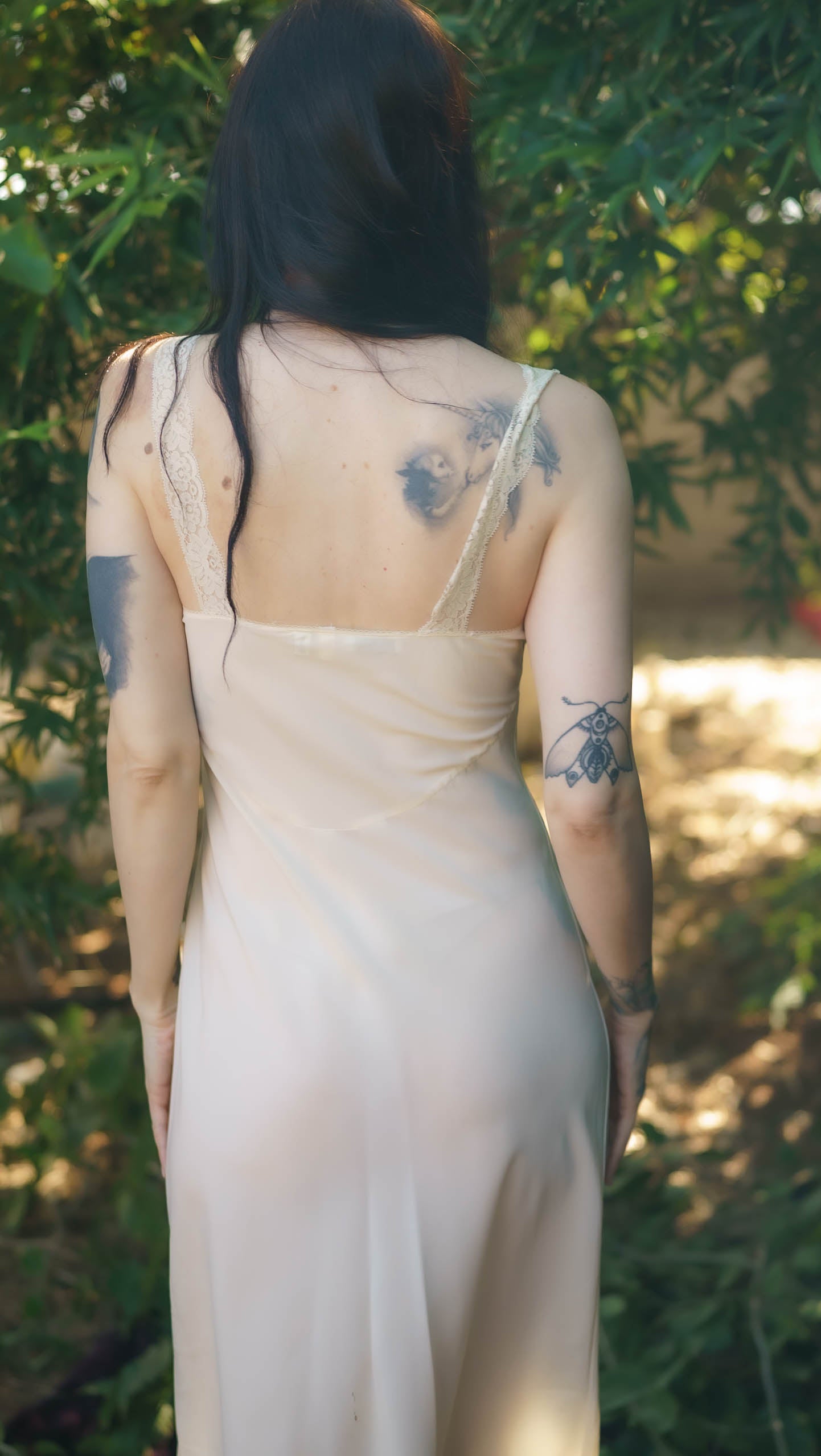 1960's Lady Lynne Cream Chemise from Neiman Marcus