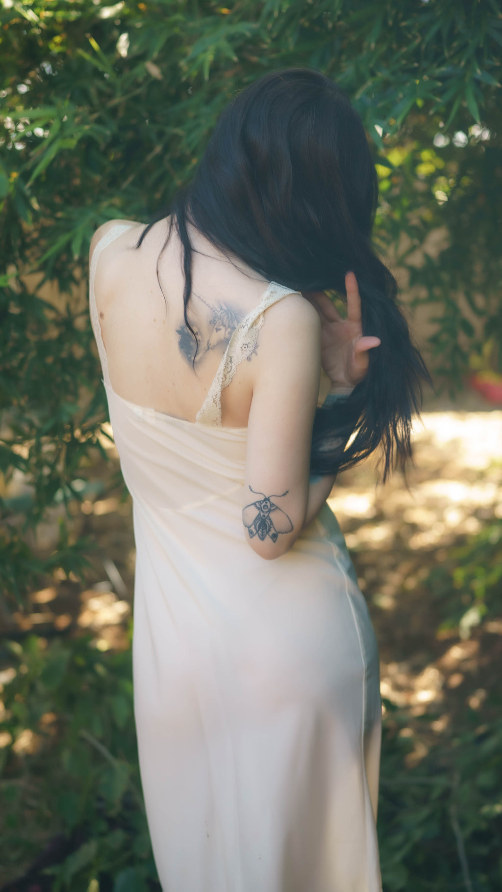 1960's Lady Lynne Cream Chemise from Neiman Marcus