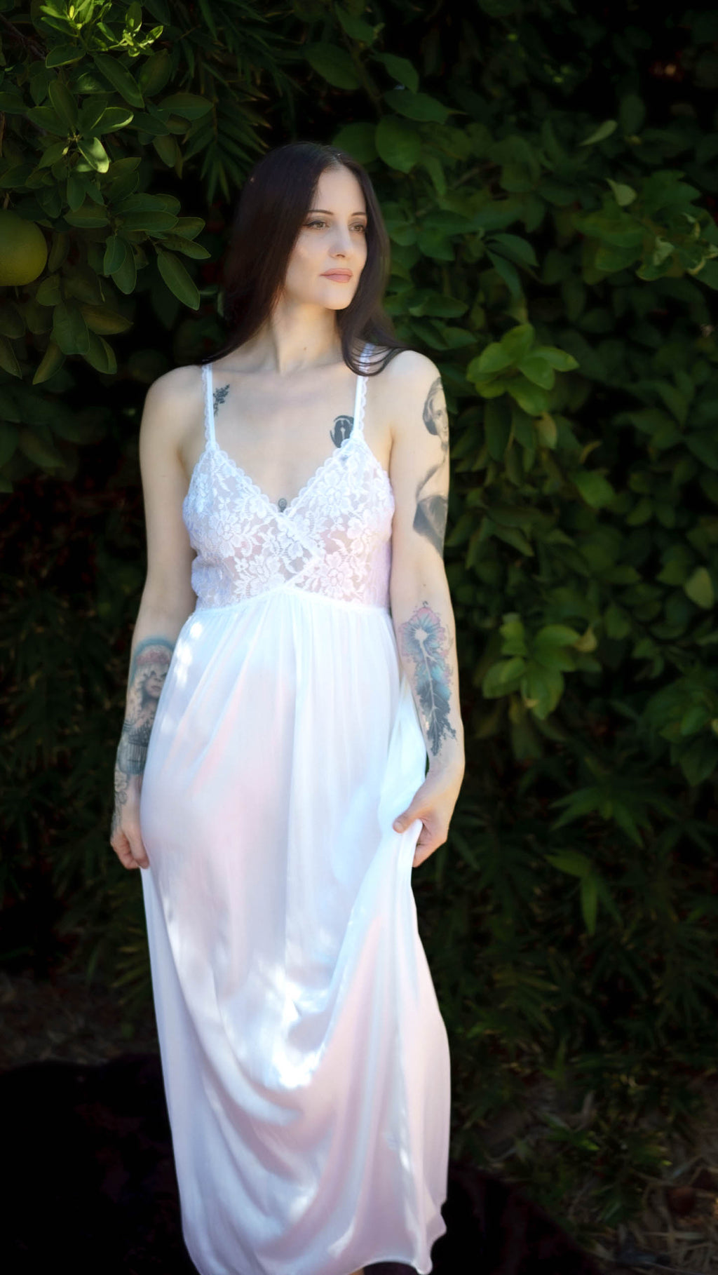 1980's Snowy White Nightgown