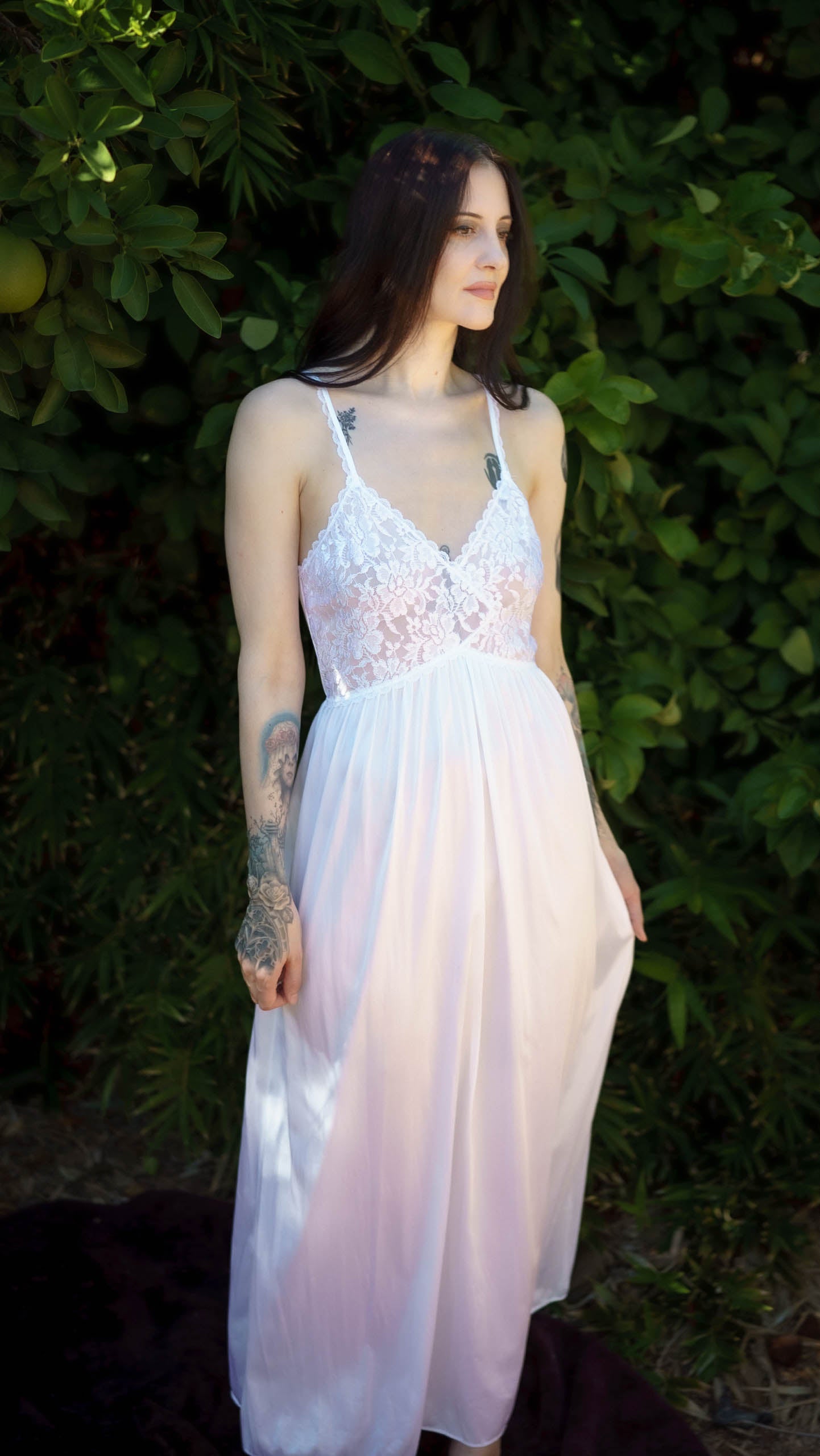 1980's Snowy White Nightgown