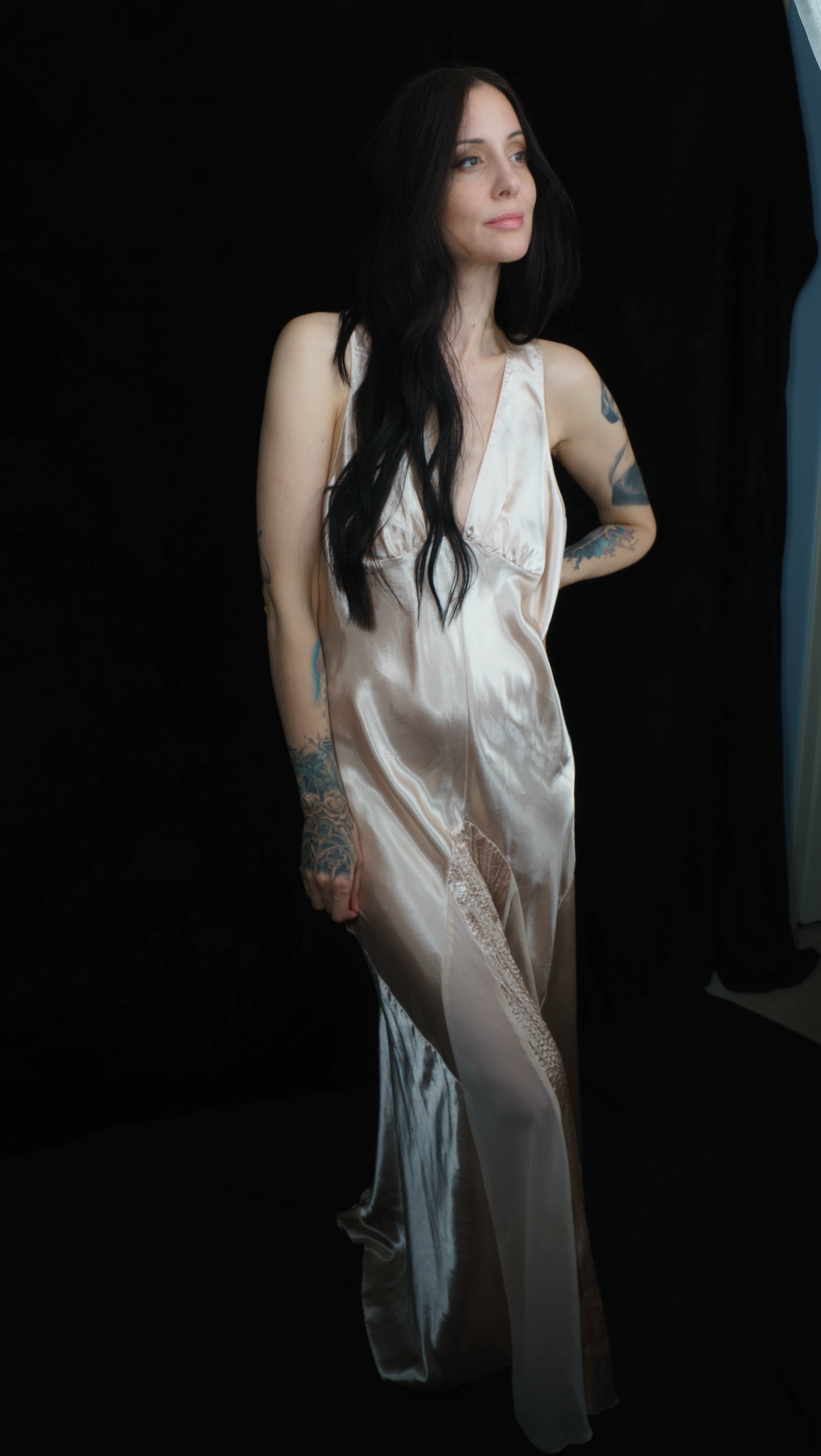 1990's Pink Candlelight Vintage Nightgown