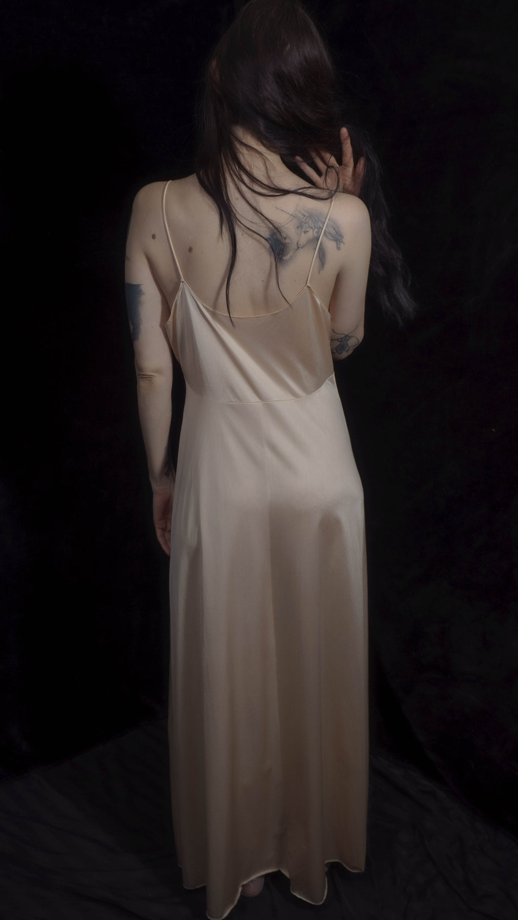 1970's Honey Beige Vintage Nightgown from Henson Kickernick.