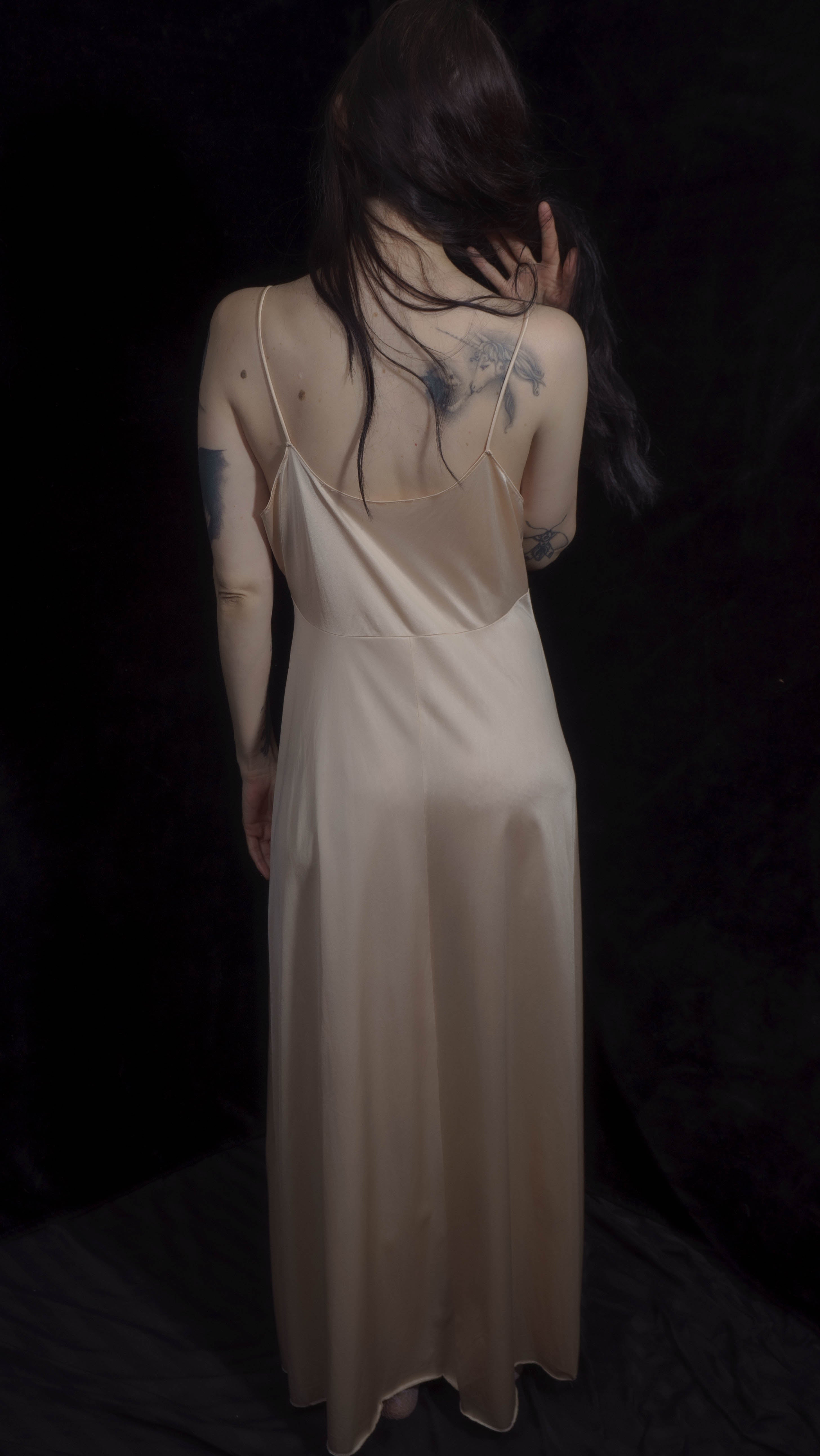 1970's Honey Beige Vintage Nightgown from Henson Kickernick.