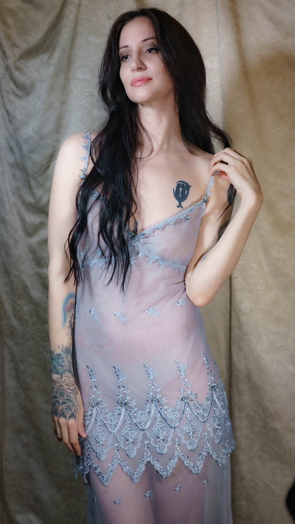 RARE Claire Pettibone Y2K Era Two-Piece Bridal Lingerie Set