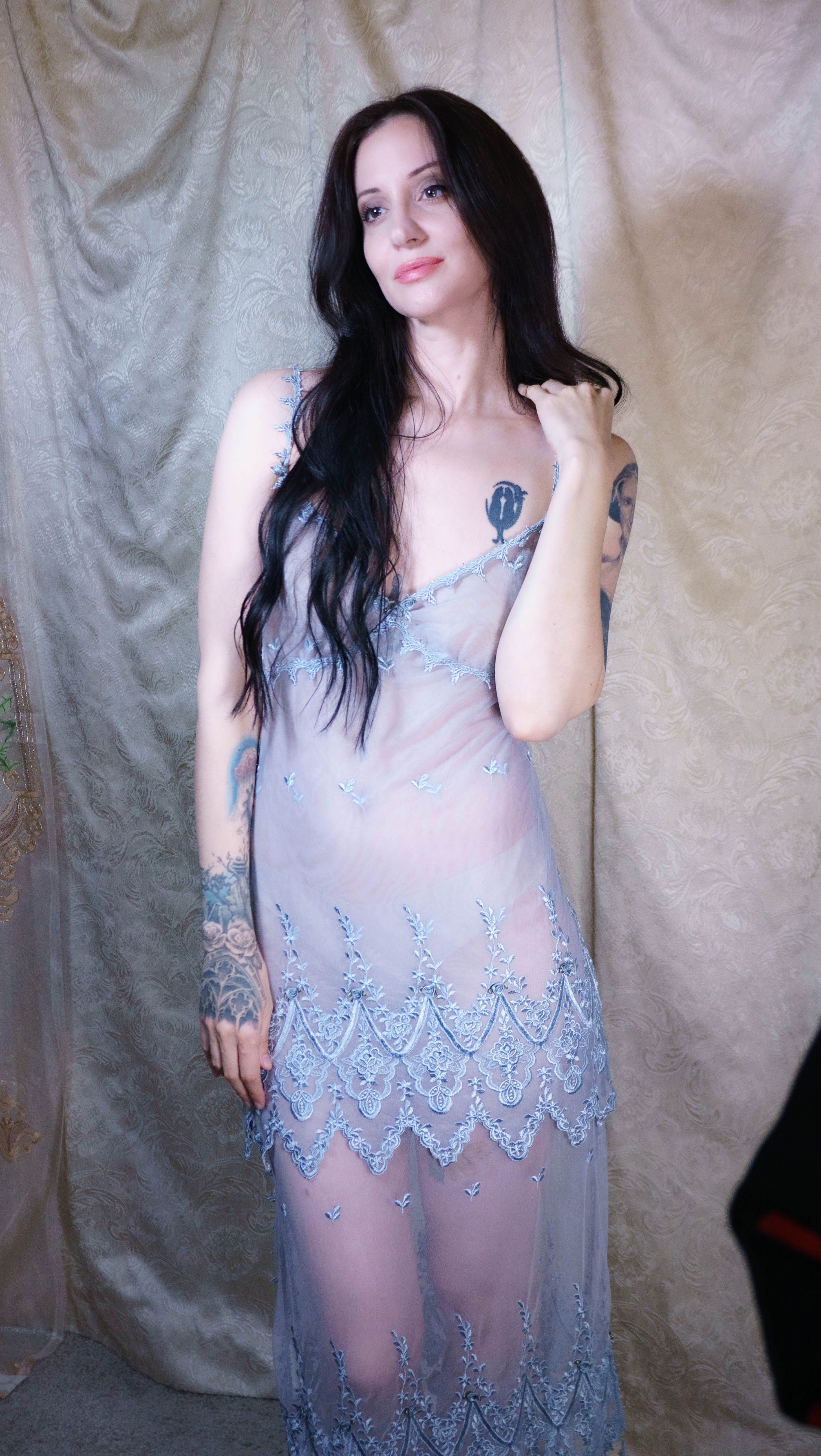 RARE Claire Pettibone Y2K Era Two-Piece Bridal Lingerie Set