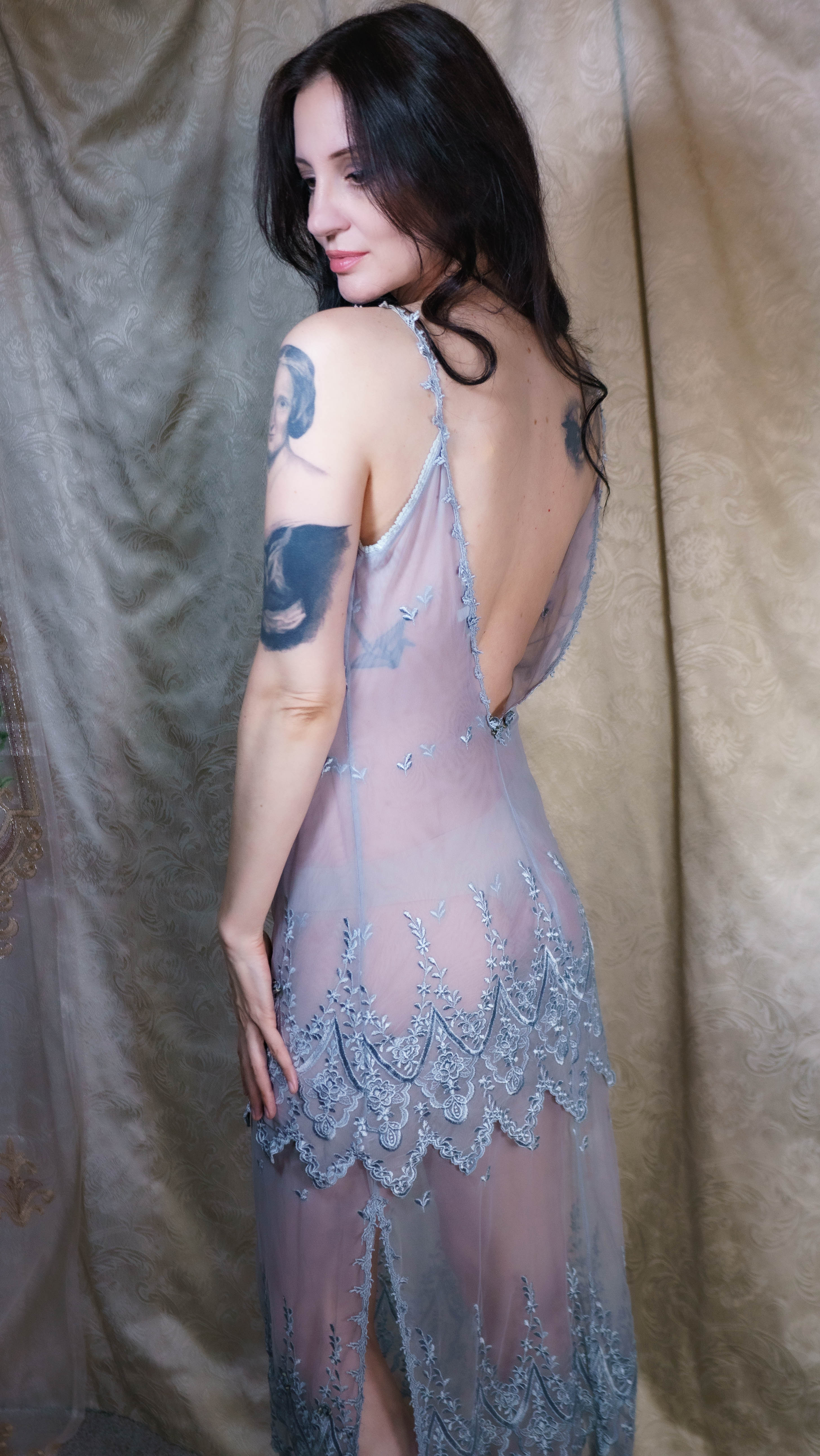 RARE Claire Pettibone Y2K Era Two-Piece Bridal Lingerie Set