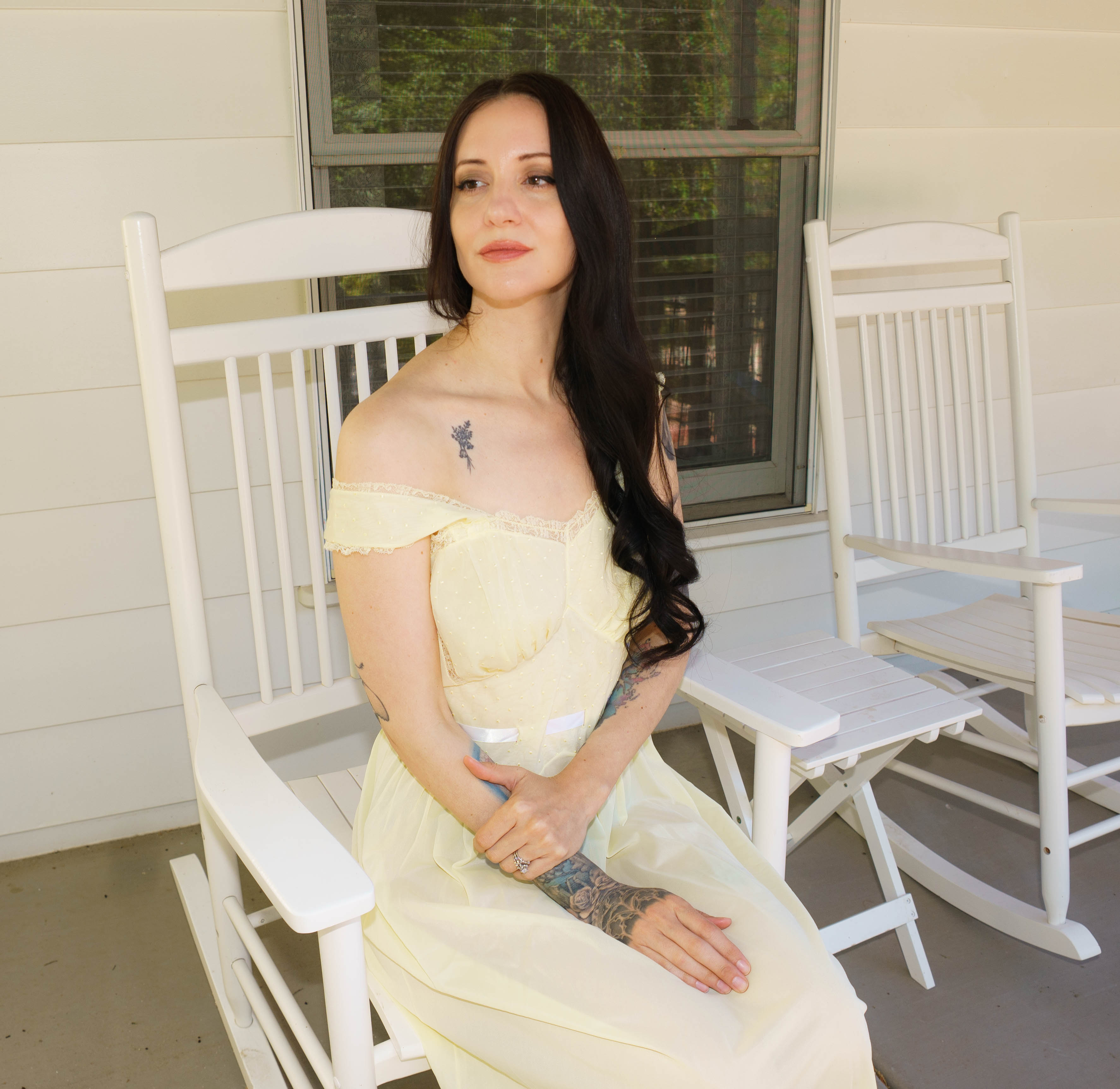 1970s Buttercream Vintage Nightgown